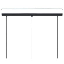 Newtown Linear Steel 3 Light Pendant